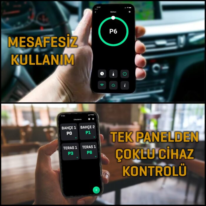 Luxeva Smarty-Wl Duvar Tipi Akıllı Karbon Infrared Isıtıcı IP55  2500W - Görsel 5