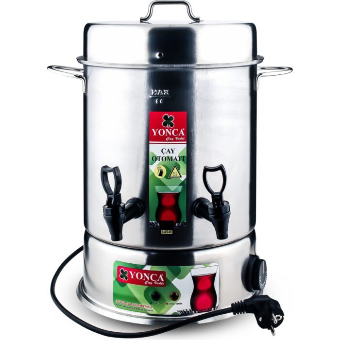Lines Yonca Çay Otomatı Elektrikli Semaver - 80 Bardak - Görsel 1