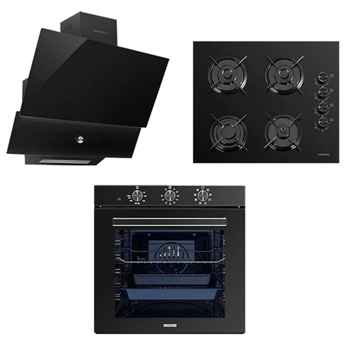 110000373107885.jpg Luxell 88 Lt Süper Kristal Syh Ankastre Set A68-SF3/OC88/ DA88 - Görsel 1