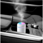 Humidifier Hava Nemlendirici USB Buhar Makinesi Işıklı Oda Araç Aroma Difüzörü H2O - Görsel 2