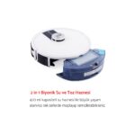 Yui S7 Nomopzone Özellikli Akıllı Robot Vacuum & Mop Süpürge Beyaz(Yui Türkiye Garantili) - Görsel 4