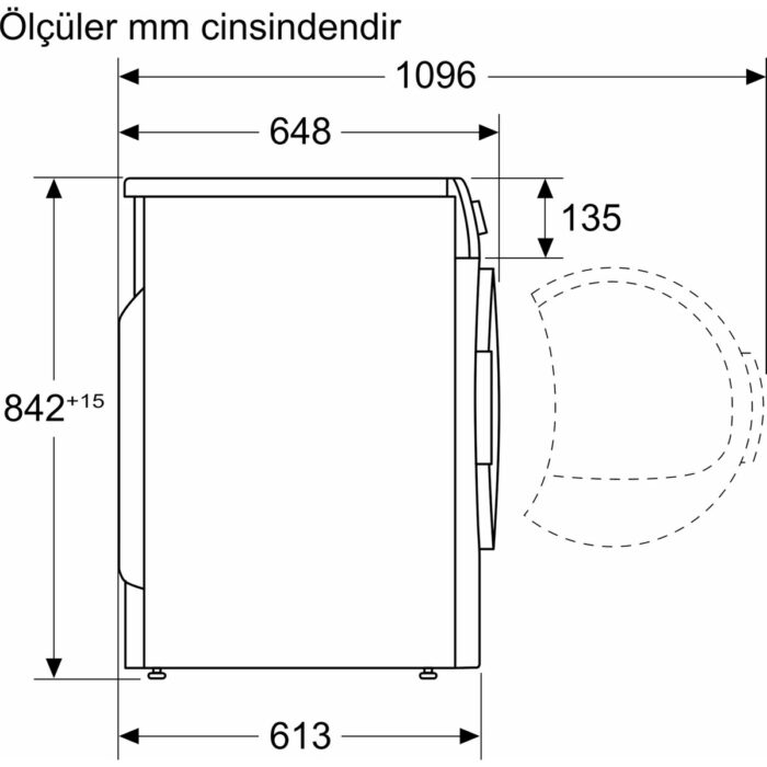Profilo KM961RCTR A++ 9 kg Isı Pompalı Kurutma Makinesi - Görsel 3