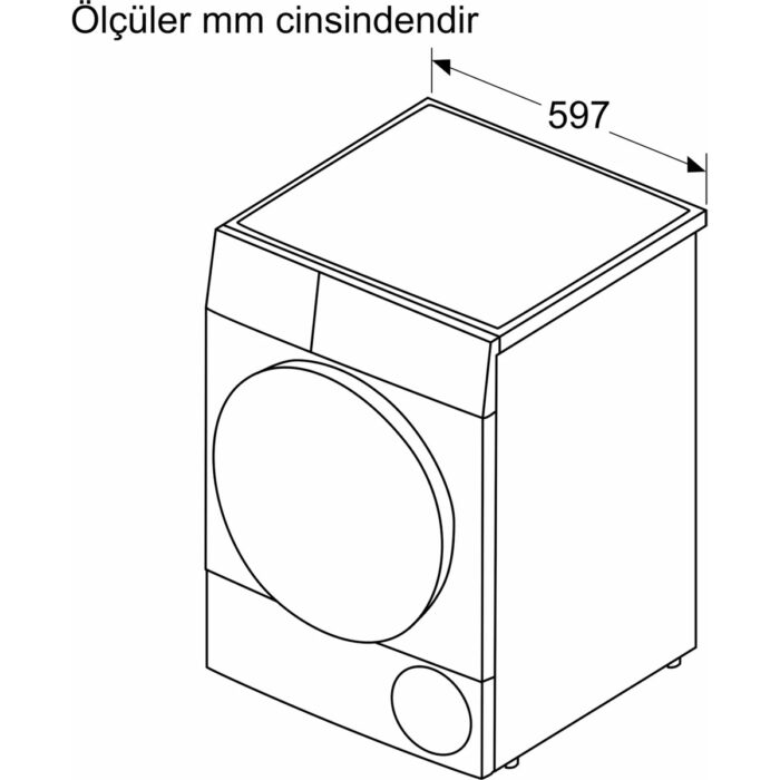 Profilo KM961RCTR A++ 9 kg Isı Pompalı Kurutma Makinesi - Görsel 2