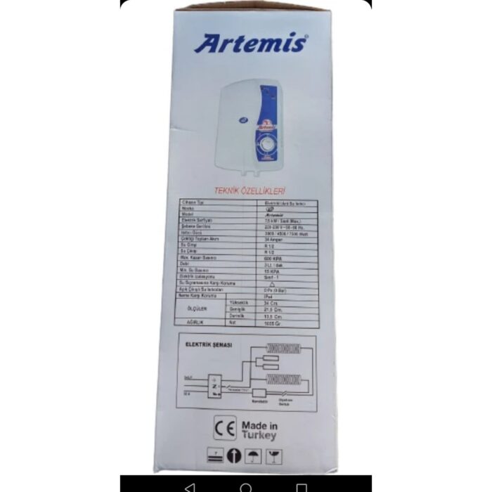 Artemis Elektro Model Elektrikli Şohben 3mt Kablolu Tam Takım Set - Görsel 5