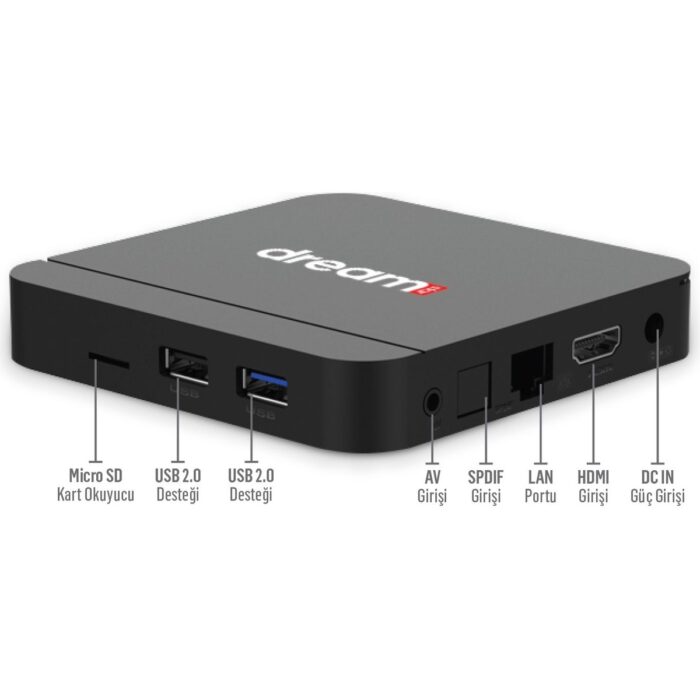 Dreamstar I4 TV Box 4gb Ram 32 GB Hafıza Android 12 - Görsel 3