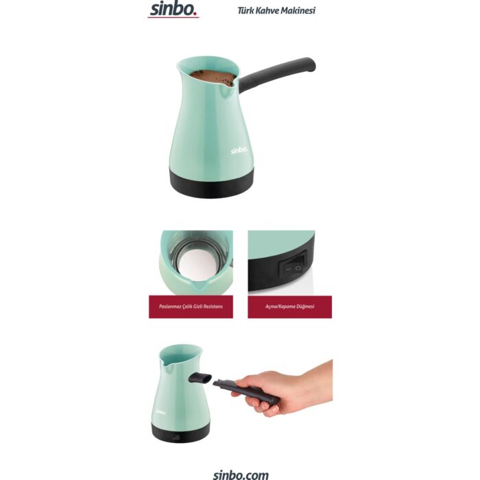 Sinbo SCM-2955 Elektrikli Cezve - Görsel 3