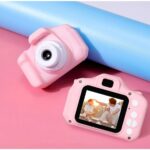 Teknomila Çocuklar İçin Mini Hd 1080P Dijital Fotoğraf Makinesi - Oyun Yüklü Pembe - Görsel 2