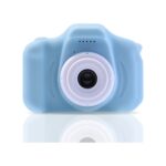 Teknomila Çocuklar İçin Mini Hd 1080P Dijital Fotoğraf Makinesi - Oyun Yüklü Açık Mavi - Görsel 4