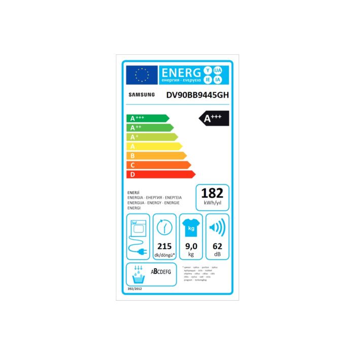 Samsung DV90BB9445GHAH 9 kg A+++ Bespoke Çamaşır Kurutma Makinesi, DIT Motor, Quick Drive, AI Kurutma - Görsel 4