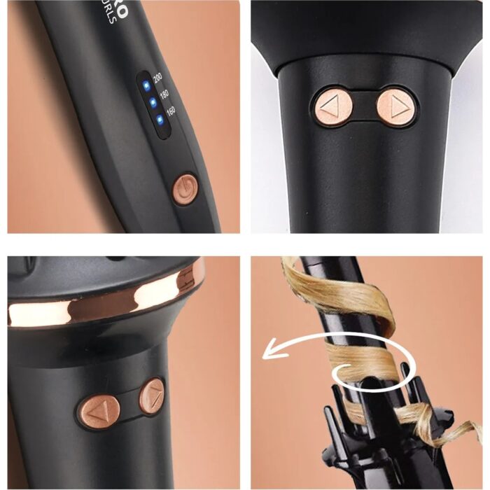 Kiwi KHS-2032 Döner Başlıklı Saç Şekillendirici - Görsel 2