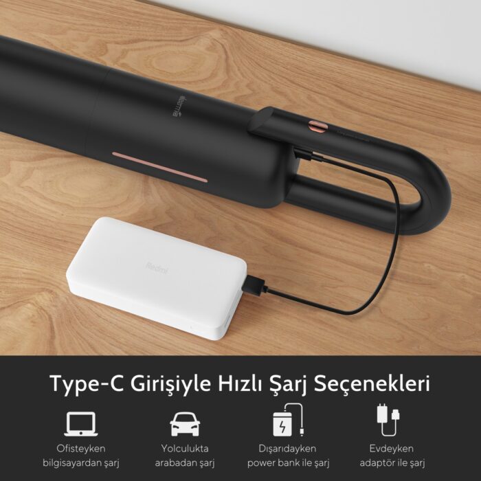Deerma VC03S Şarjlı Dikey Süpürge - Görsel 4