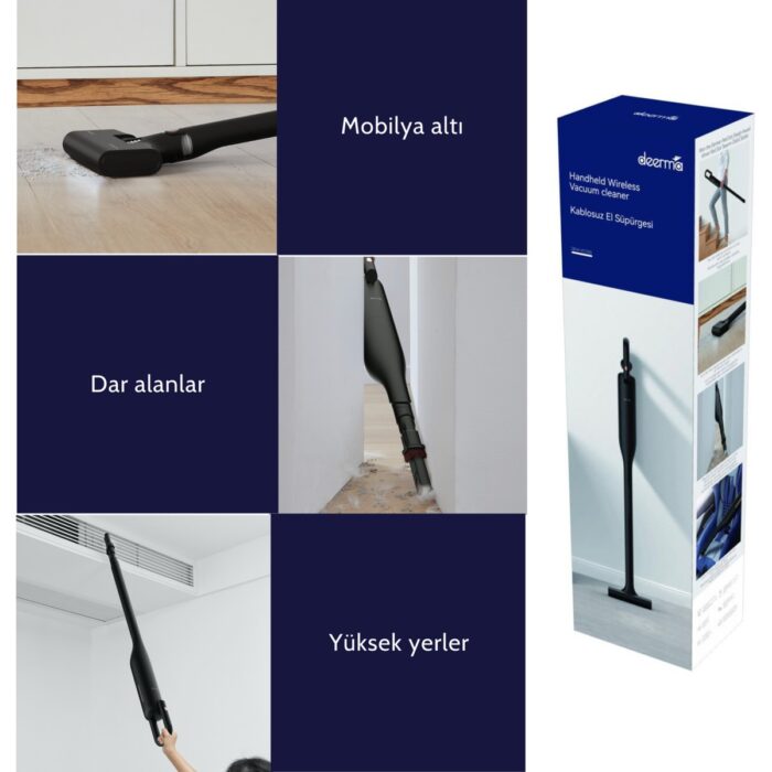 Deerma VC03S Şarjlı Dikey Süpürge - Görsel 5