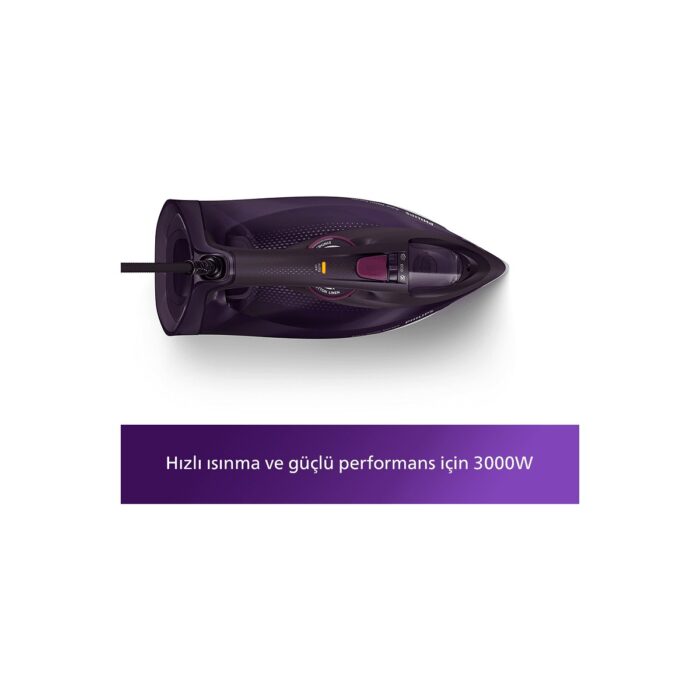 Philips Azur DST7061/30 Buharlı Ütü 3000W SteamGlide Elite 230g Şok Buhar Kireç ve Damlama Önleyici - Görsel 2