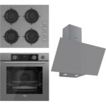 Ferre Steamart&fryart Serisi Buharlı Pişirme Gri Set (CS208 + XE64CPR +D079 )