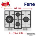 Ferre Flowart  Serisi Beyaz Set (ED076+ QMS63CB +D081 ) - Görsel 4