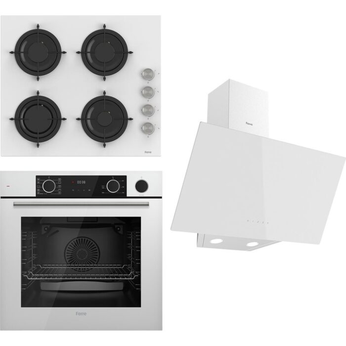 110000426252108.jpg Ferre Steamart&fryart Serisi Buharlı Pişirme Beyaz Set (CS206 + XE64CB +D078 ) - Görsel 1