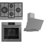 Ferre Flowart  Serisi Gri Set (ED078+ QMS63CPR +D065 )