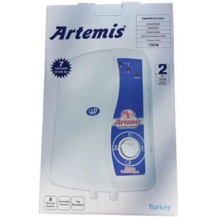 Artemis Elektrikli Şofben 7500W 3 lt/dk Su Isıtma Kapasitesi ile Hızlı Sıcak Su Konforu - Görsel 3
