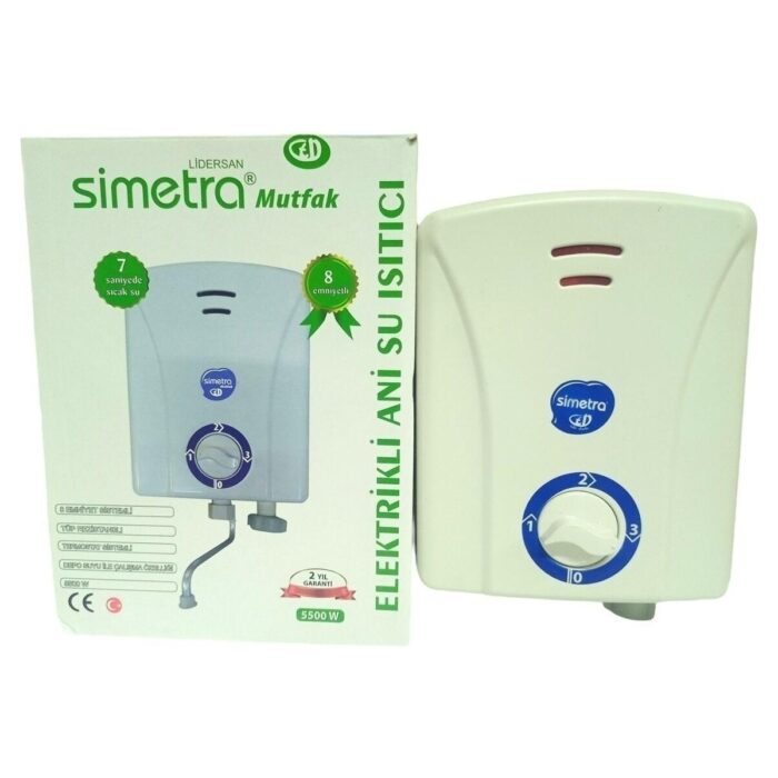 Simetra Mutfak Şofbeni Elektrikli Ani Su Isıtıcısı 5500 W - Görsel 3