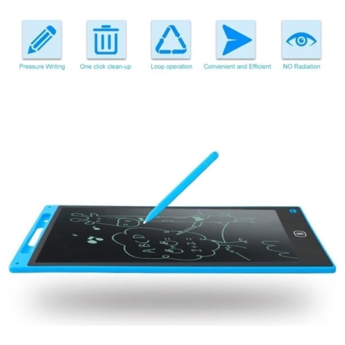 Star Global Dijital Kalemli Yazı Çizim Tahtası Yazı Çizim Tableti  LCD 8,5 Inç Grafik Eğitim Tableti Mavi - Görsel 3