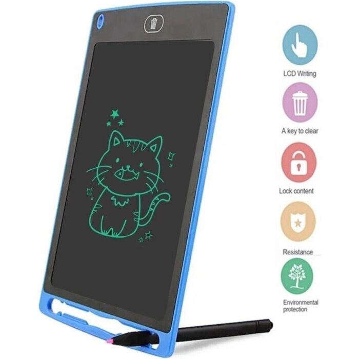 Star Global Dijital Kalemli Yazı Çizim Tahtası Yazı Çizim Tableti  LCD 8,5 Inç Grafik Eğitim Tableti Mavi - Görsel 4