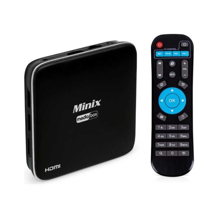 Minix Mediabox 4K Android TV Box 2 GB RAM 16 GB Depolama Akıllı Kumanda ile - Görsel 1