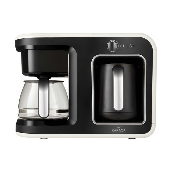Karaca Hatır Plus 2 in 1 Kahve Makinesi Krem - Görsel 2