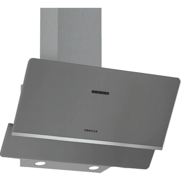 110000442224898.jpg Profilo DVK8J671 Platin Gri Cam Yüzey Duvar Tipi Davlumbaz - Görsel 1