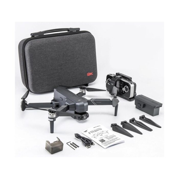 Sjrc F11 Pro 4K Kameralı Drone Seti - 1.5 Km Menzil - 26 Dakika Uçuş Süresi + Çanta + Eıs Stabilizasyon - Görsel 3