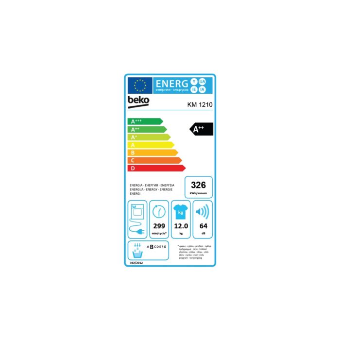 Beko KM 1210 12 Kg Kurutma Makinesi - Görsel 5