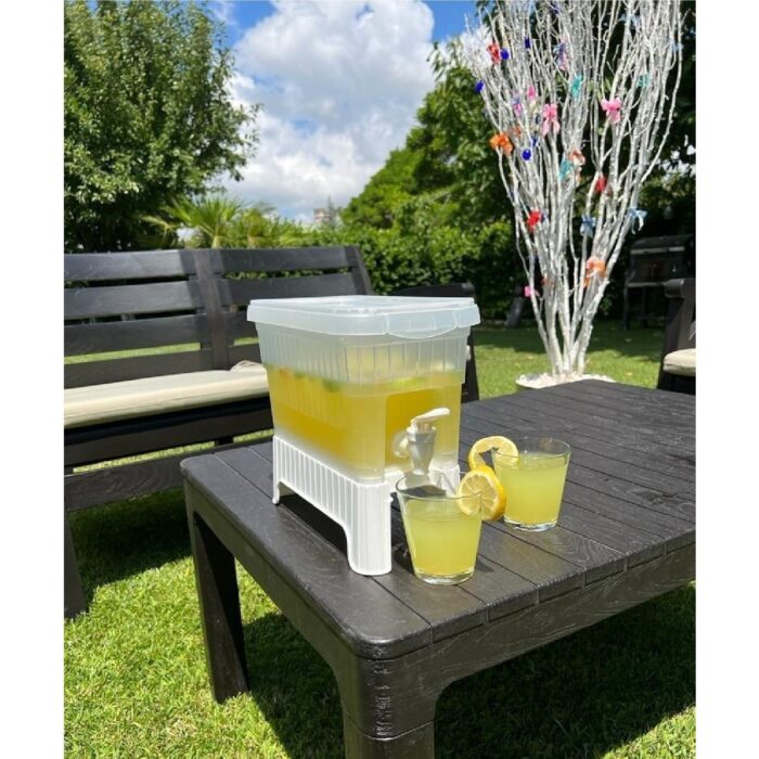 Şener Collection Çok Fonksiyonlu Ayaklı Sebil 4l - Kokteyl Meşrubat Çeşmesi - Dolap Içi Sebil - Görsel 3