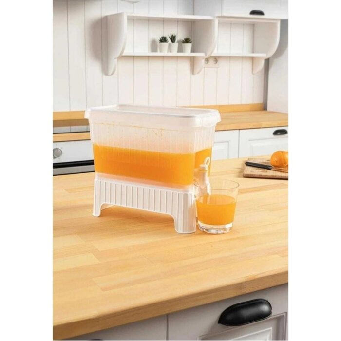 110000460312089.jpg Şener Collection Çok Fonksiyonlu Ayaklı Sebil 4l - Kokteyl Meşrubat Çeşmesi - Dolap Içi Sebil - Görsel 1