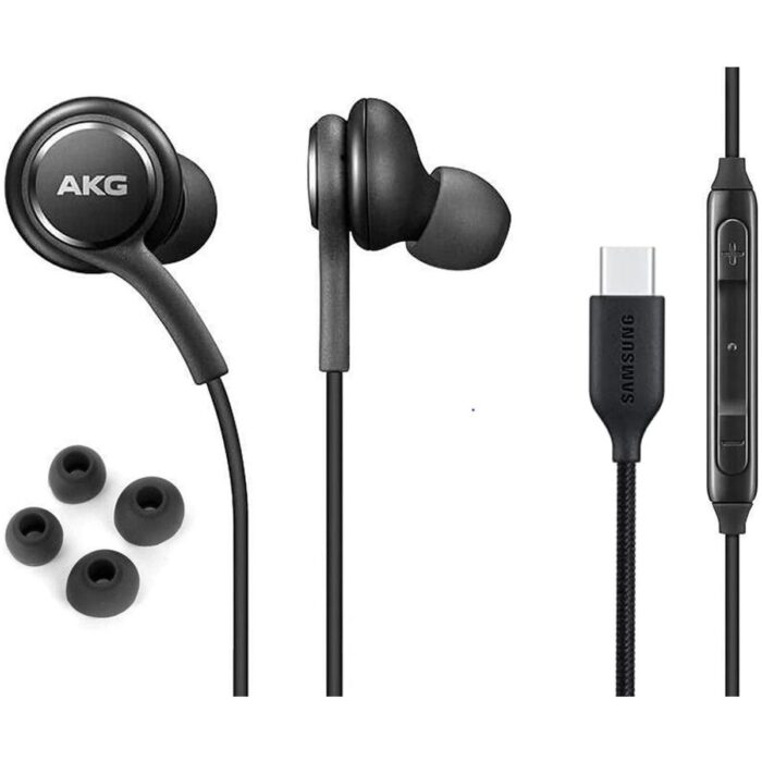 110000461355498.jpg AKG Samsung Akg Mikrofonlu Type-C Girişli Kulak Içi Siyah Kablolu Kulaklık - Görsel 1