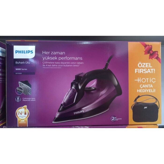 Philips DST5030/80 2400W Buharlı Ütü Çanta DST5030/80+ÇANTA - Görsel 1
