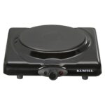 Kumtel LX-7115 Ayarlanabilir Termostatlı Tekli Elektrikli Ocak - Siyah