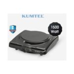 Kumtel LX-7115 Ayarlanabilir Termostatlı Tekli Elektrikli Ocak - Siyah - Görsel 3