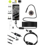 Utelips 2 Metre Profesyonel Endoskop Kamera Arama Motor Içi Su Geçirmez Aralara Girebilen Tesisat Kamerası - Görsel 2