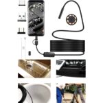 Utelips 2 Metre Profesyonel Endoskop Kamera Arama Motor Içi Su Geçirmez Aralara Girebilen Tesisat Kamerası - Görsel 4