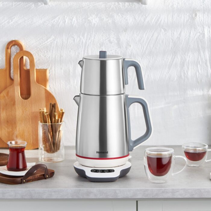 110000473815770.jpg Homend Royaltea 1709H Konuşan Çay Makinesi (Dokunmatik Baza) - Görsel 1