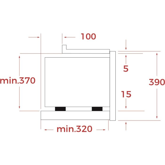 Teka - ML 8200 BIS - Ankastre Mikrodalga Fırın + Izgara - Siyah Cam - 20 lt - 112060001 - Görsel 5