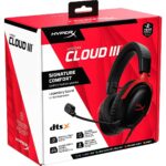 HyperX Cloud III – Kablolu Oyuncu Kulaklığı ( PC, PS5, Xbox Series X|S uyumlu) USB-C, USB-A, 3,5 mm - Görsel 2