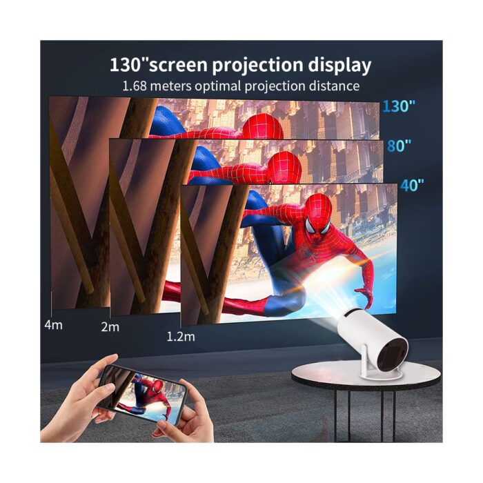 Red Rook Magcubic Akılllı Taşınabilir 4K Projeksiyon Wifi Ile Kolay Telefon Tablet Bağlantılı - Görsel 3