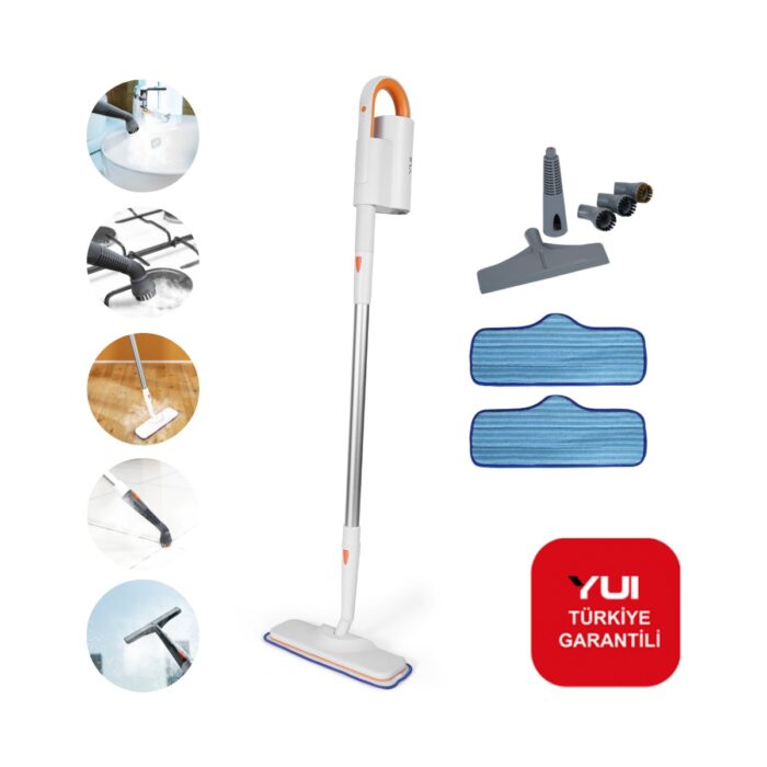 Yui Nv602 Çok Fonksiyonlu Buharlı Temizlik Makinesi - Buharlı Temizleyici (Yui Türkiye Garantili) - Görsel 1
