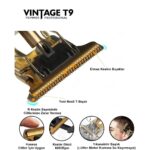 Vintage T9 Dragon Profesyonel Şarjlı Çok Fonksiyonlu Tıraş Makinesi - Görsel 2