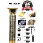 Vintage T9 Dragon Profesyonel Şarjlı Çok Fonksiyonlu Tıraş Makinesi