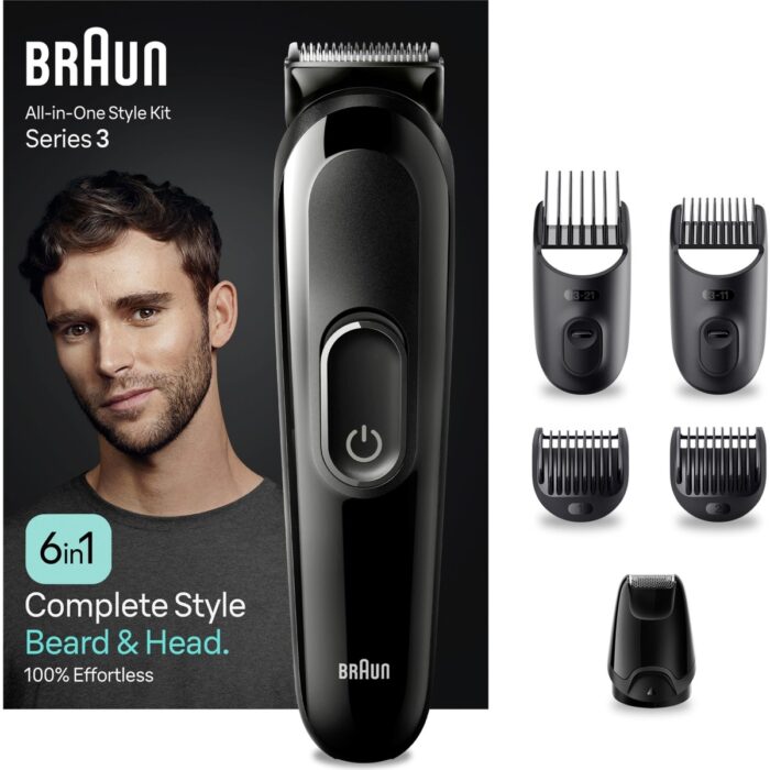 110000492251875.jpg Braun Series 3 MGK3420 Hepsi Bir Arada Şekillendirme Seti, 6’sı 1 Arada Erkek Bakım Kiti - Görsel 1