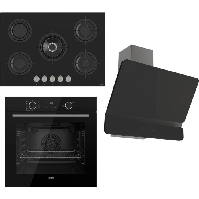 110000494811264.jpg Ferre Fryart Serisi Airfry Pişirme Siyah Set (RS035 + XE63CS +D080 ) - Görsel 1