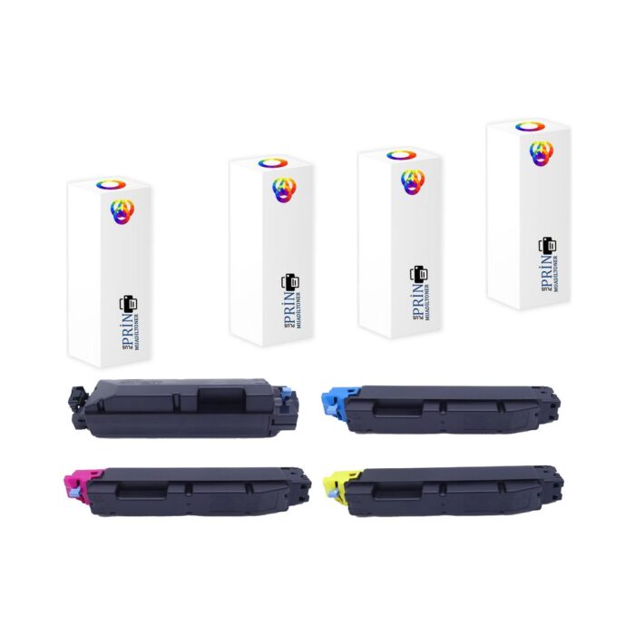 110000495079848.jpg PlusPrint Kyocera Ecosys M6230CIDNT TK-5270 4 Renk Muadil Toner 6 Bin Baskı - Görsel 1