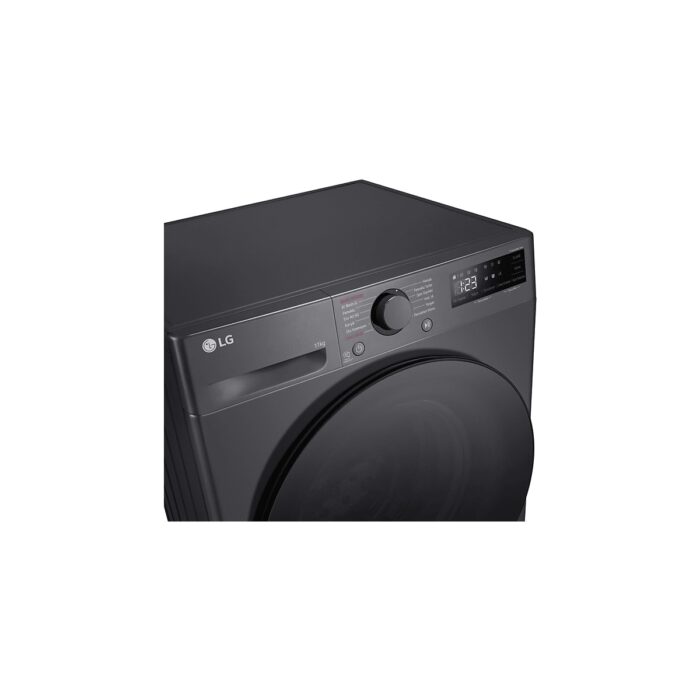 LG F4Y5EYWYJ.AMBPLTK A Enerji Sınıfı 11KG 1400 Devir Çamaşır Makinesi Siyah - Görsel 2