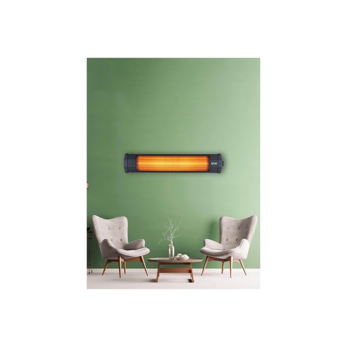 END Ufo Infrared Soba 2500W Termostatlı (Duvar Askı Aparatı Hediyeli) - Görsel 1